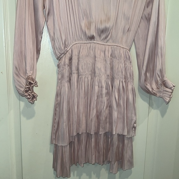 Lana Dress in Romantic Blush with Subtle Bubble Top and Smocking - Picture 4 of 10